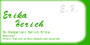 erika herich business card